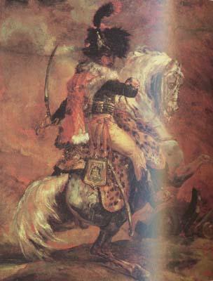 Theodore Gericault Chasseur of the Imperial Guard,Charging (mk10) France oil painting art